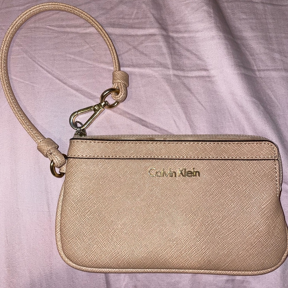 Calvin Klein wristlet purse